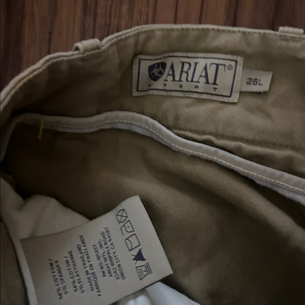 Ariat Tan Riding Pants - Picture 3 of 4